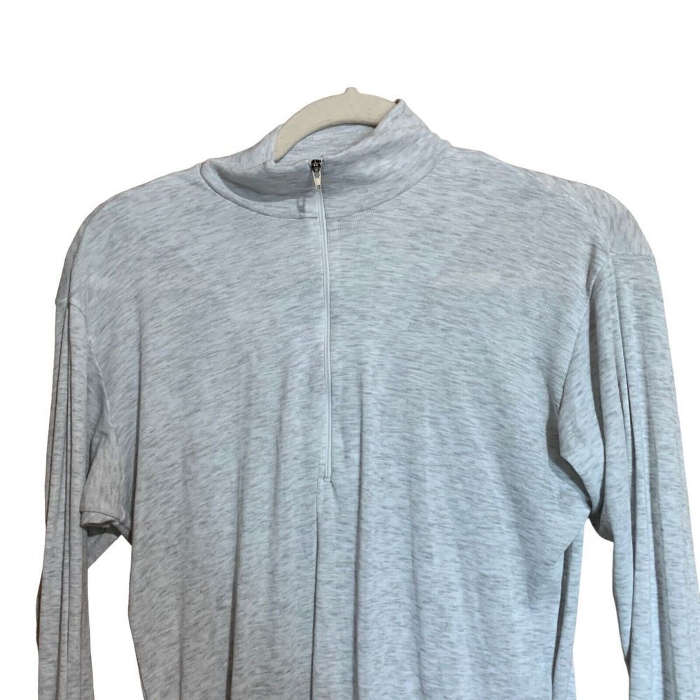 Patagonia Capilene Womens Size Small Gray Performance1/4 Zip Shirt Blouse - Picture 2 of 5